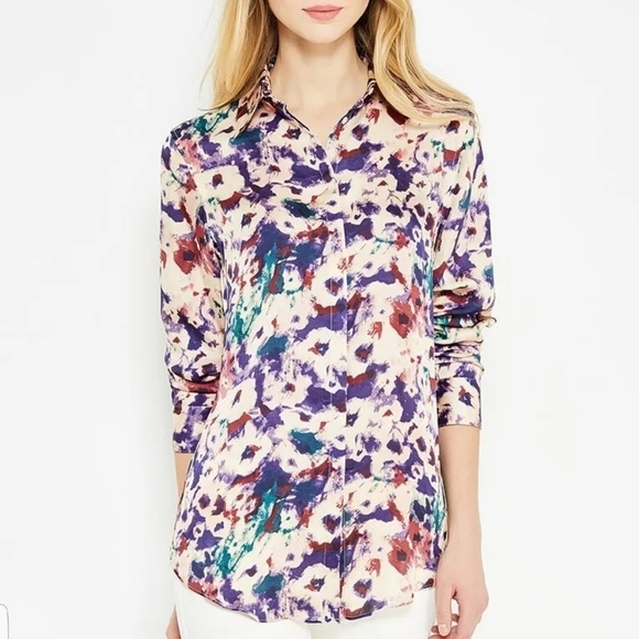 Lauren Ralph Lauren Tops - Lauren Ralph Lauren Relaxed Floral Button-Down Top